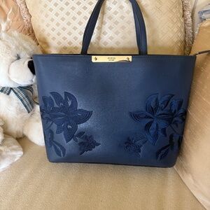 Guess blue flowered bag
